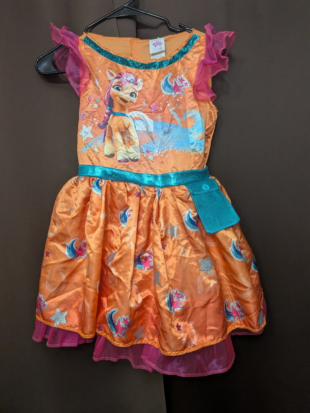 Kids My little Pony Sunny Starscount Dressup Costume Dress Size Medium 7/8
